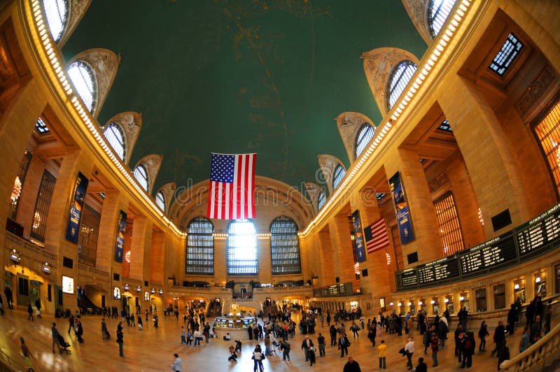 Grand Central Station. Indoor shot of the Grand Central Railway Station in New York. Designed in Beaux Arts architectural style royalty free stock photo Grand Central Station. Indoor shot of the Grand Central Railway Station in New York. Designed in Beaux Arts architectural style royalty free stock photo