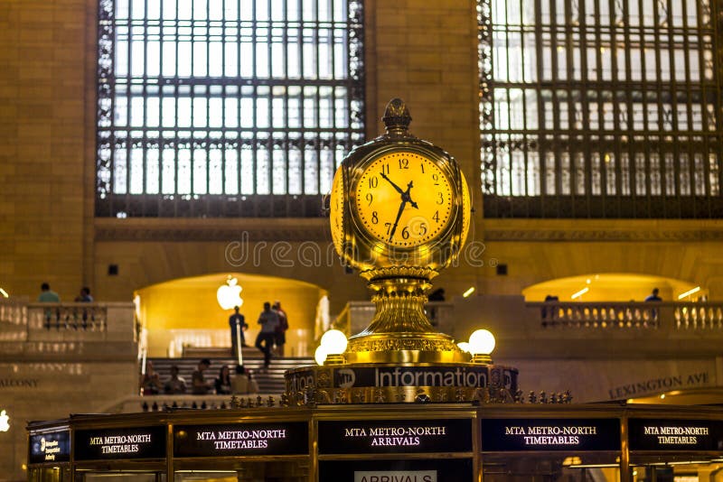 Grand Central Terminal Clock Editorial Photography Image of commute