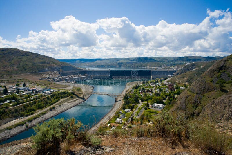 Grand Coulee Hydroelectric Dam Stock Photo Image of coulee, hydro