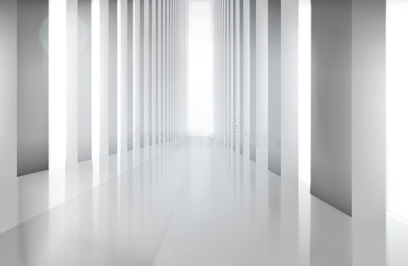 Grand hall vide Illustration de vecteur illustration libre de droits Grand hall vide Illustration de vecteur illustration libre de droits