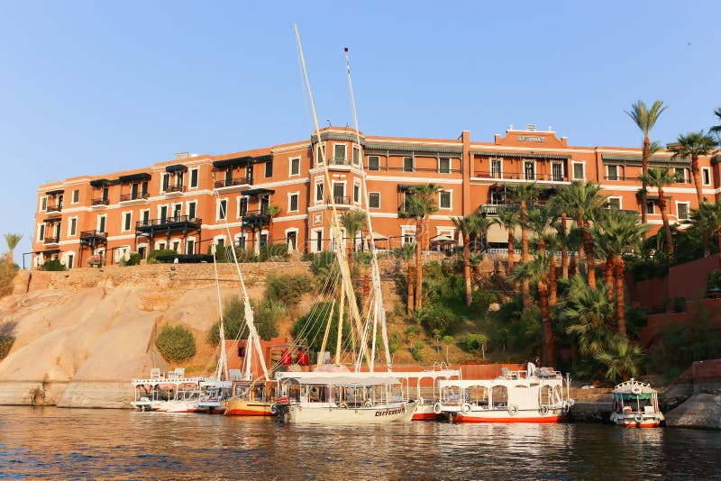 Grand Hotel Aswan - Egypt editorial image. Image of scene - 101863005