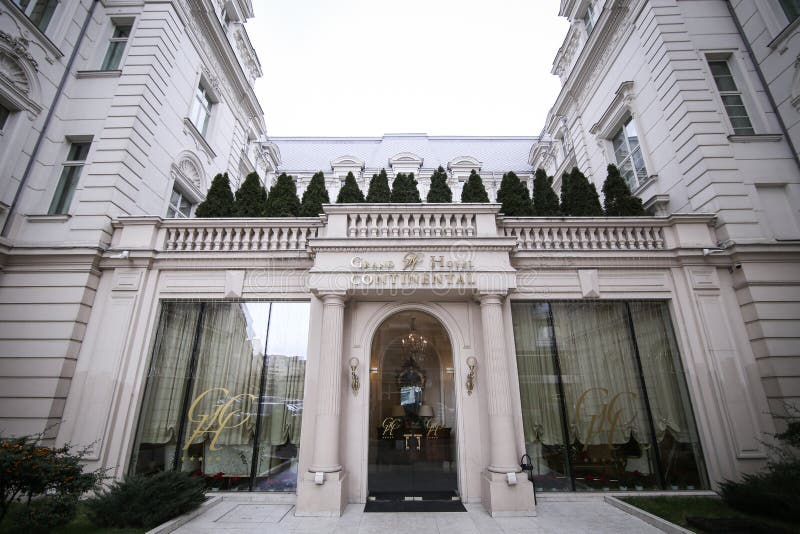 Grand Hotel Kontynentalny budynek w Bucharest obrazy stock Grand Hotel Kontynentalny budynek w Bucharest obrazy stock