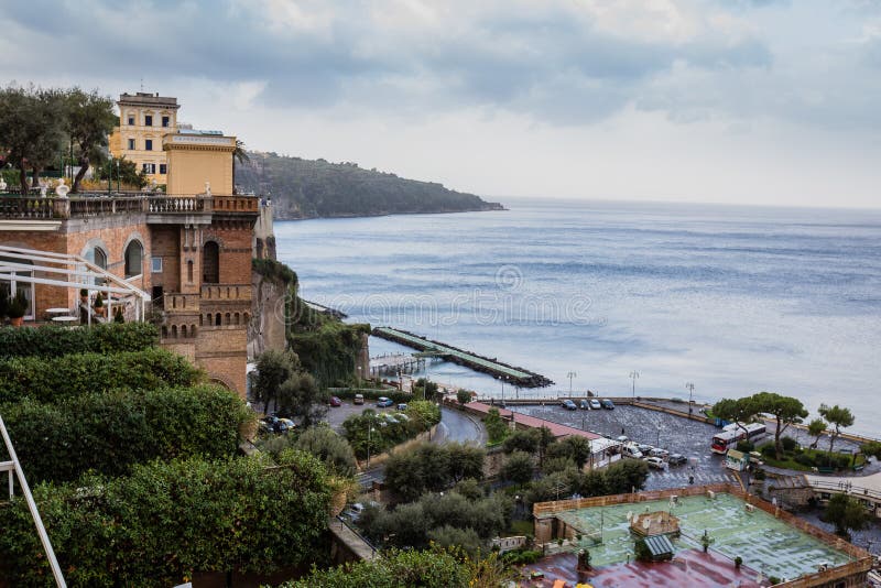 Grand Marina in Sorrento, Italy Stock Image Image of italy, water
