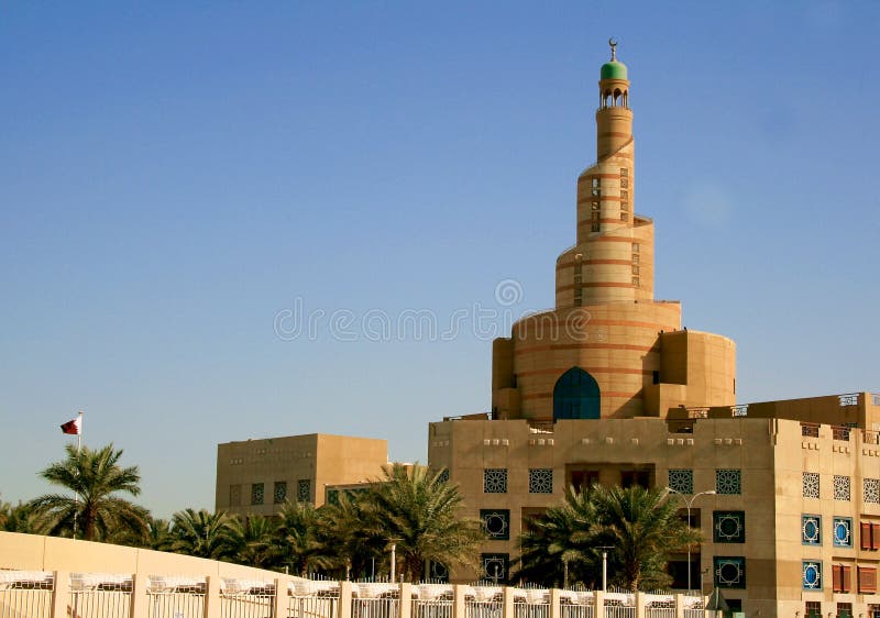Grand Mosque in Doha, Qatar royalty free stock image Grand Mosque in Doha, Qatar royalty free stock image