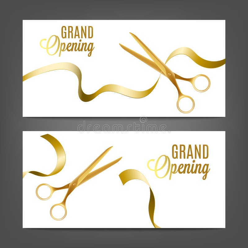 Grand Opening Ribbon Cutting Ceremony Kit Grand Opening Banner Grand  Opening Decorations with 10'' Scissors 40 Pcs Balloons Satin Ribbon Bows  and More