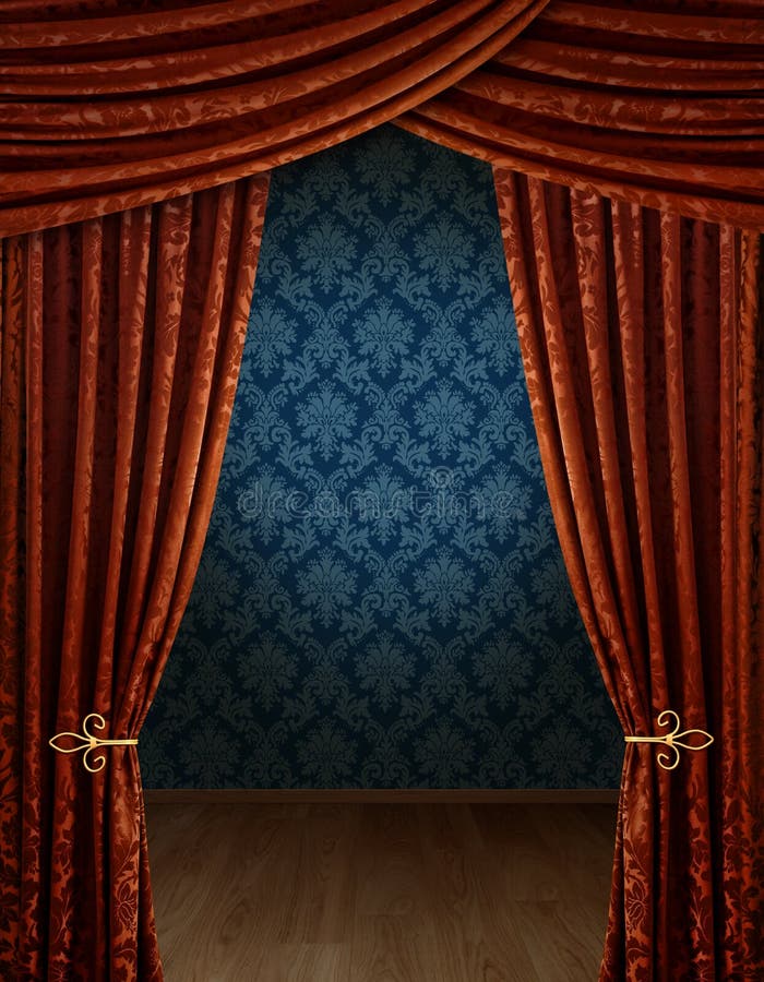 Grand Opening Curtains Royalty Free Stock Images Image 12916439