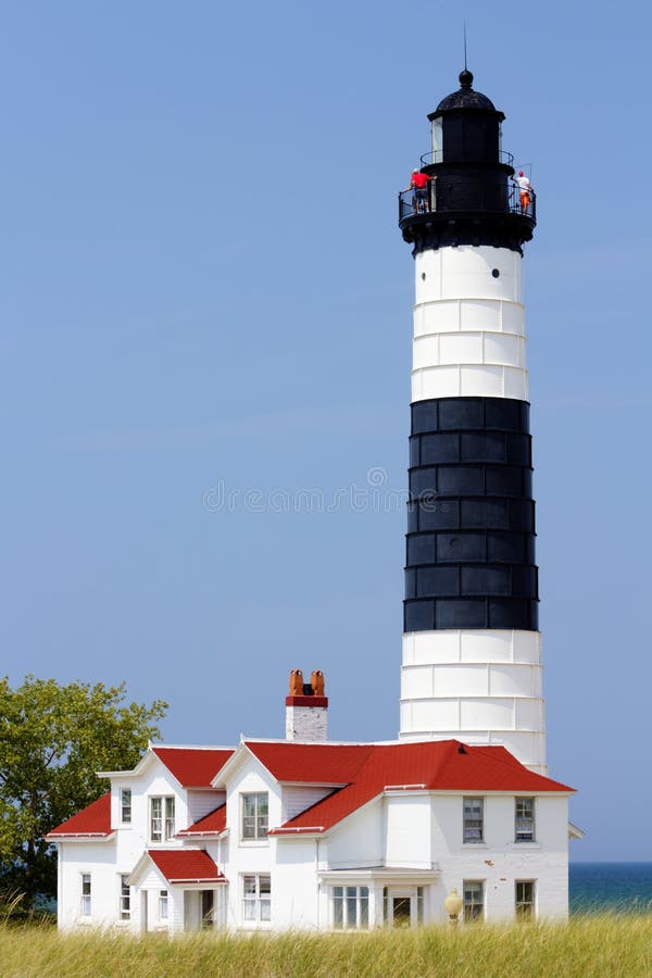 Phare de Big Sable image libre de droits