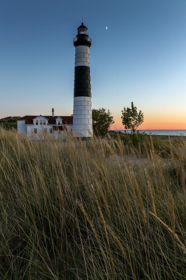 Phare de Big Sable - Ludington, Michigan photographie stock