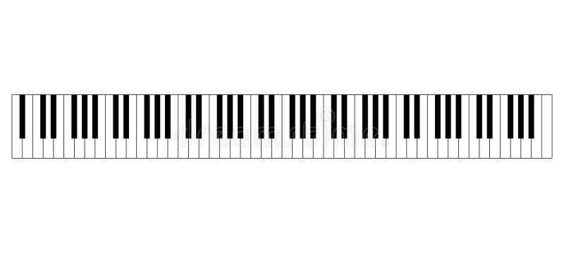 Piano Key Chart Layout