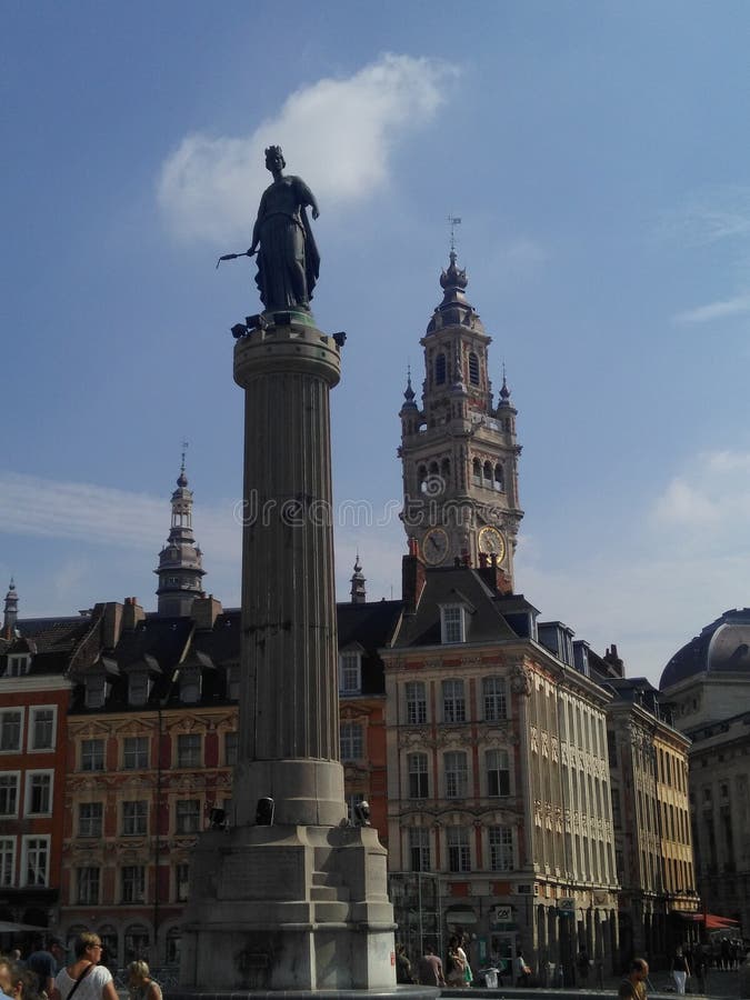 Grand Place Lille editorial photo. Image of tours, steeple - 95794461
