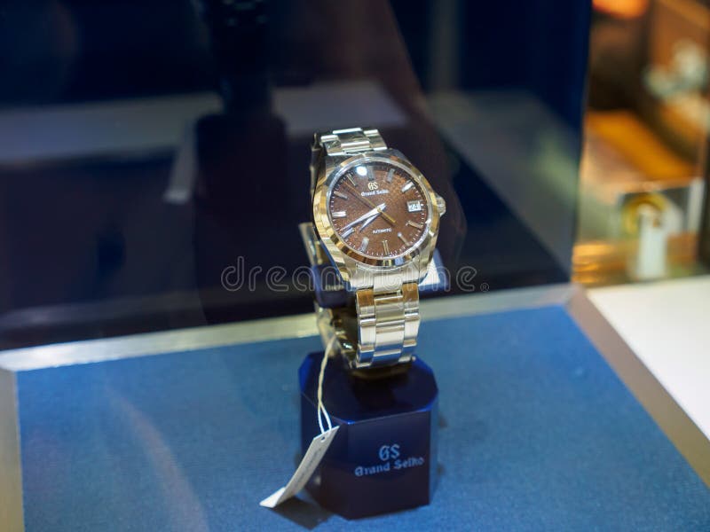 Grand Seiko Automatic Watch at AD, Bangkok, Thailand Editorial Stock Image  - Image of commercial, department: 145433649