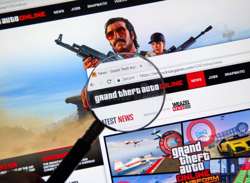 Grand Theft Auto Online home website.
