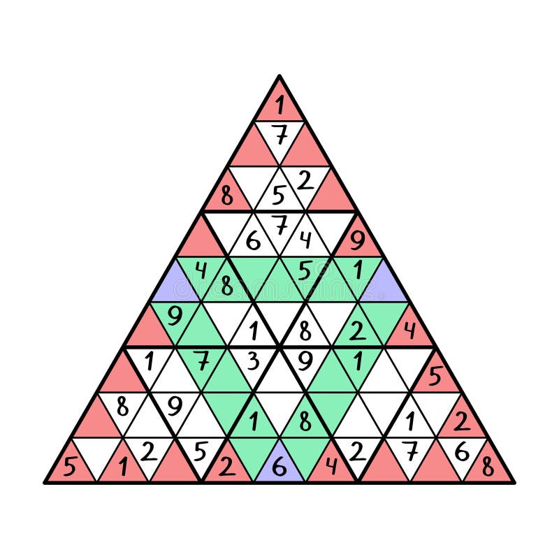 Coleção De Quebra-cabeças De Triângulo Para Ilustração Vetorial De Crianças  E Adultos Ilustração do Vetor - Ilustração de jogo, três: 254447319