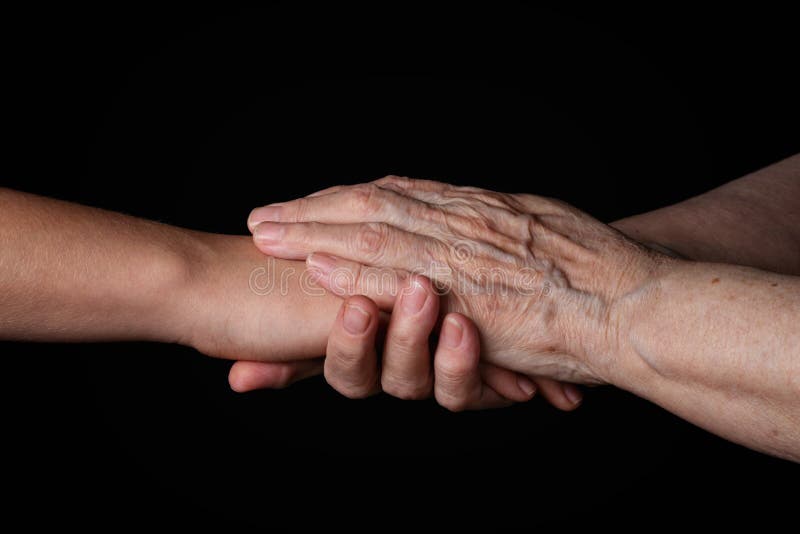 Hands Old Woman Holding Daisy Flowers Concept Longevity Seniors Day Stock  Photo by ©Tata_Go 393476926