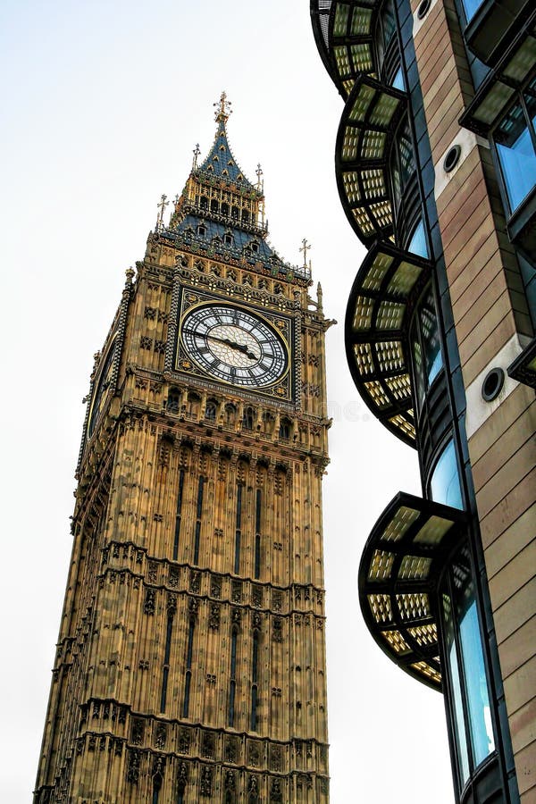 Grande Ben Bell Clock Tower, Londra Regno Unito Fotografia Editoriale