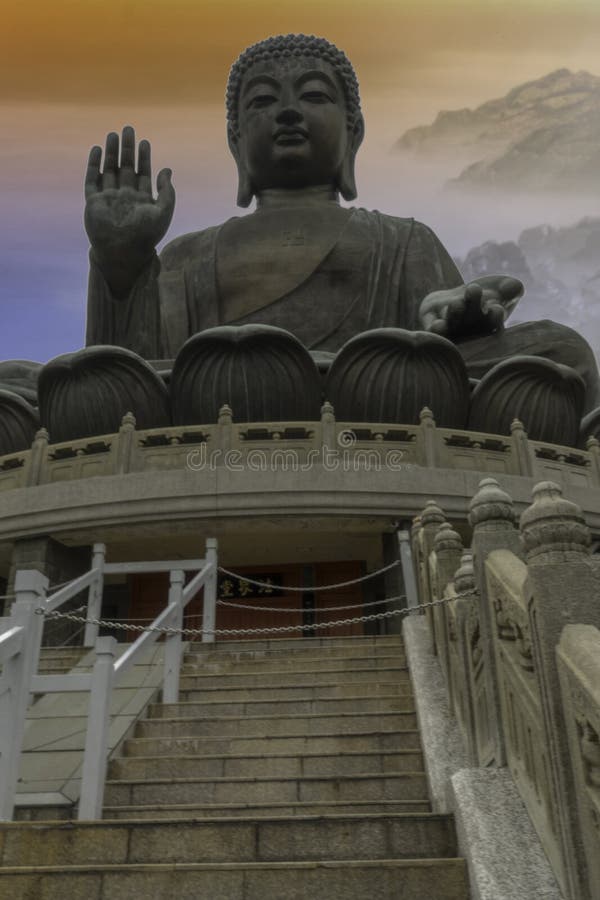Grande Buddha Hong Kong fotografie stock Grande Buddha Hong Kong fotografie stock