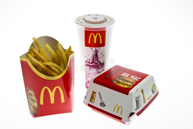 Grande carte de Mac de McDonalds