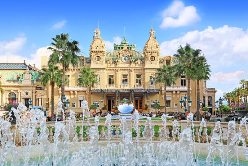 Grande casinò a Monte Carlo, Monaco immagini stock Grande casinò a Monte Carlo, Monaco immagini stock