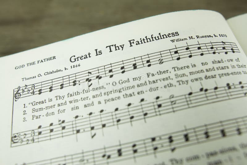 Grande es tu fidelidad Christian Worship Hymn de Thomas Chisholm fotos de archivo libres de regalías Grande es tu fidelidad Christian Worship Hymn de Thomas Chisholm fotos de archivo libres de regalías
