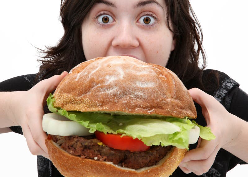 Grande hamburger fotografia stock libera da diritti Grande hamburger fotografia stock libera da diritti