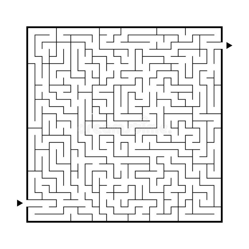 Grande Labirinto Difficile Gioco Per I Bambini E Gli Adulti Puzzle Per I Bambini Enigma Del Labirinto Trovi Il Percorso Giusto Ve Illustrazione Vettoriale Illustrazione Di Logico Developmental