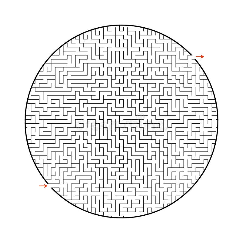 Grande Labirinto Difficile Gioco Per I Bambini E Gli Adulti Puzzle Per I Bambini Enigma Del Labirinto Trovi Il Percorso Giusto Ve Illustrazione Vettoriale Illustrazione Di Trovi Grande
