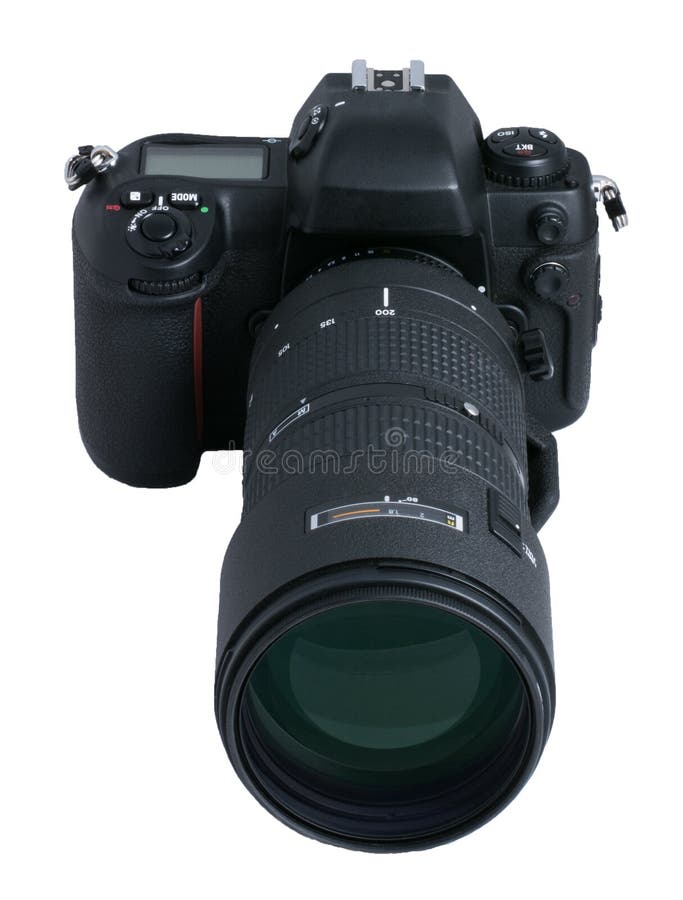 Grande macchina fotografica di SLR immagini stock Grande macchina fotografica di SLR immagini stock