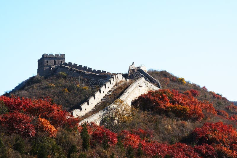 Grande Muraille de porcelaine images libres de droits Grande Muraille de porcelaine images libres de droits