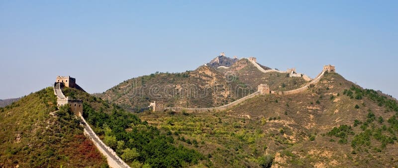 Great Wall of China landscape. Great Wall of China landscape