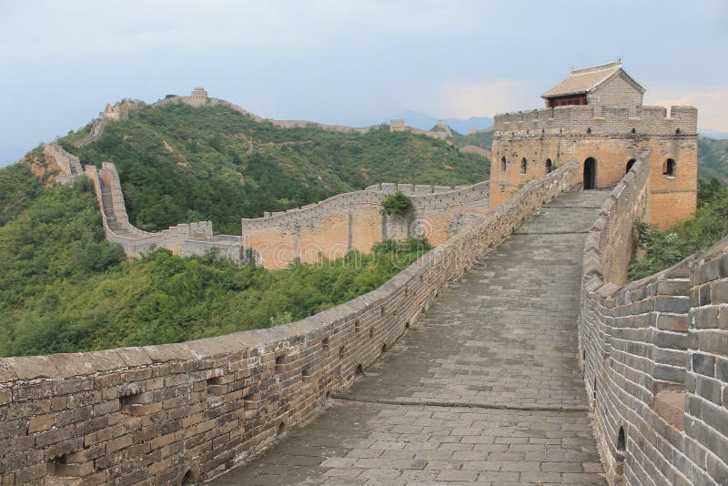 One day I walk the wall of china. One day I walk the wall of china