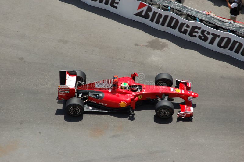 Grande Prix Monaco 2009, Ferrari di Kimi Raikkonen fotografie stock libere da diritti Grande Prix Monaco 2009, Ferrari di Kimi Raikkonen fotografie stock libere da diritti
