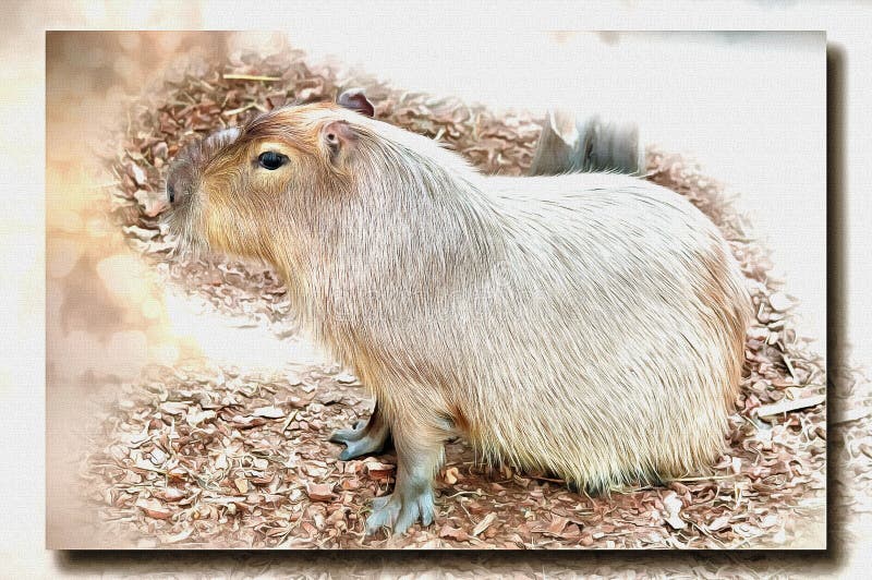 Animal Da Silhueta Do Preto Do Mamífero Do Roedor Do Capybara Ilustração do  Vetor - Ilustração de selvagem, imagem: 92230307