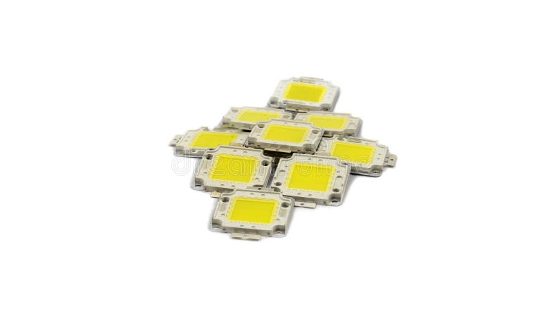 Grande SMD raggruppato LED. Vari hanno raggruppato i grandi 20 watt di SMD LED su bianco