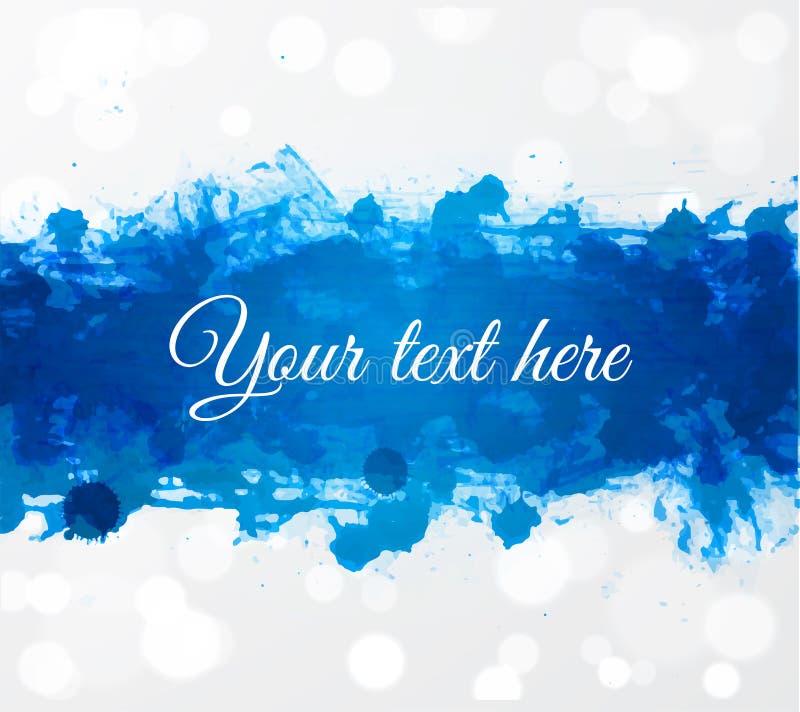 Grande spruzzata blu luminosa di lerciume su fondo d'ardore bianco con il posto per il vostro testo royalty illustrazione gratis Grande spruzzata blu luminosa di lerciume su fondo d'ardore bianco con il posto per il vostro testo royalty illustrazione gratis