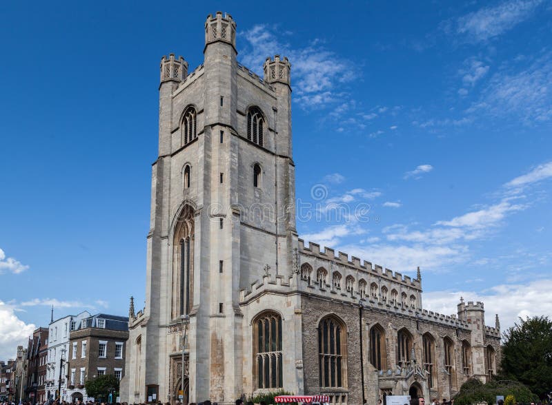 The single toewr Great Saint Mary church in Cambridge, England. The single toewr Great Saint Mary church in Cambridge, England.