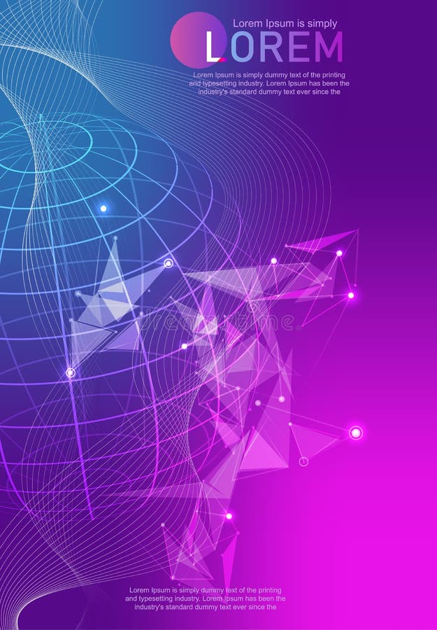 Grande visualizzazione di dati Comunicazione astratta grafica del fondo fotografia stock Grande visualizzazione di dati Comunicazione astratta grafica del fondo fotografia stock