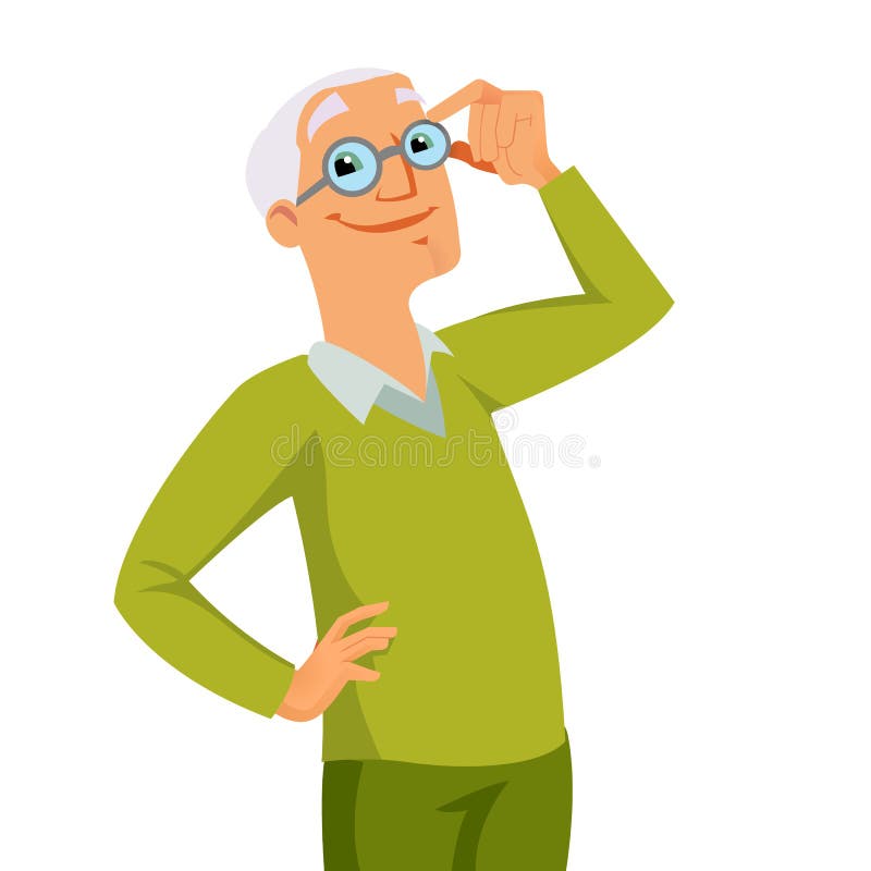 Grandfather stock illustration