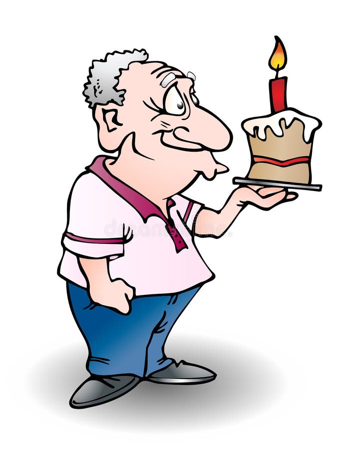 Grandfather birthday stock illustration. Illustration of cute 16819485