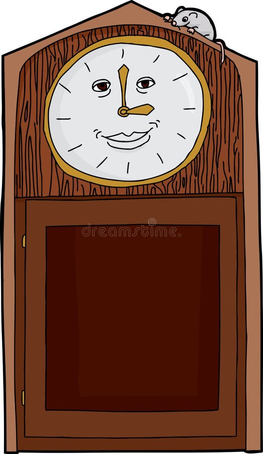 Grandfather Clock White Background Stock Illustrations 403 Grandfather Clock White Background