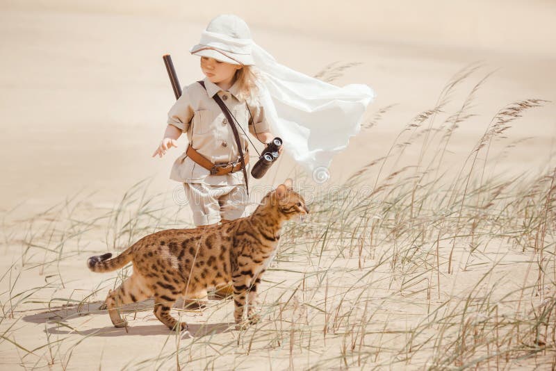 Grandi avventure nel deserto fotografie stock