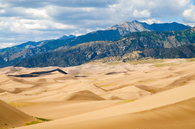 Grandi sosta nazionale e conserva delle dune di sabbia immagini stock libere da diritti Grandi sosta nazionale e conserva delle dune di sabbia immagini stock libere da diritti