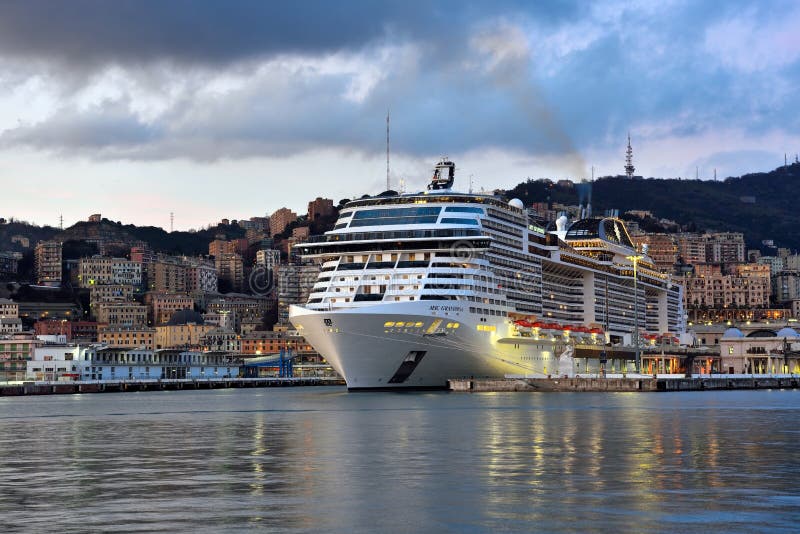 msc cruise port in genoa italy