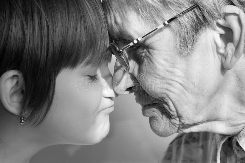 Grandmother and grandchild