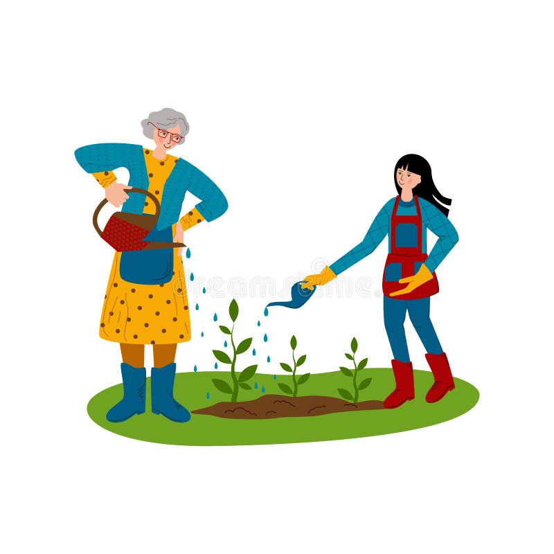 Family Gardening Stock Illustrations – 3,226 Family Gardening Stock ...