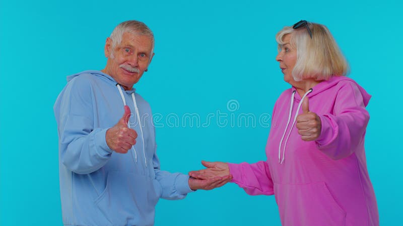 Granny And Grandpa Stock Image Image Of Green Middle 2634889