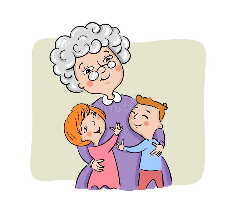 visit grandmother clipart