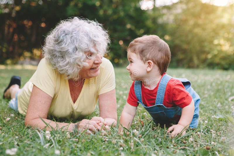 Mature Woman With Boy