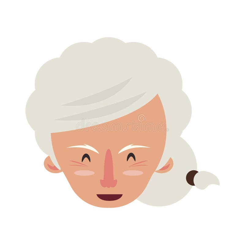 Grandparent Senior Old Grandmother Cartoon Stock Vector - Illustration of  person, grandmother: 155751467