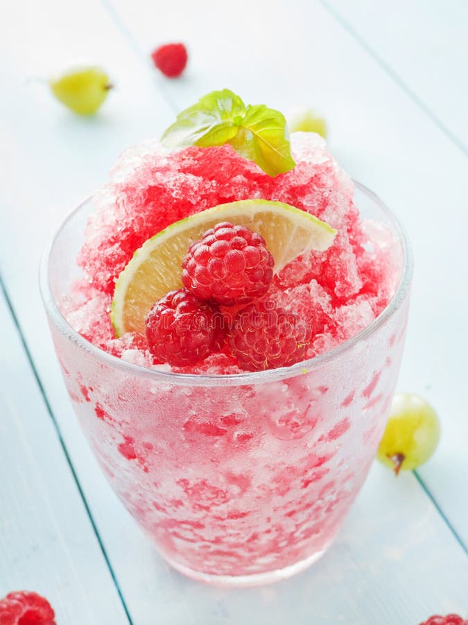 Granita stock image. Image of seasonal, frozen, gooseberry 58167037