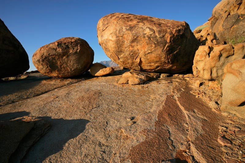 Granite boulders royalty free stock photo